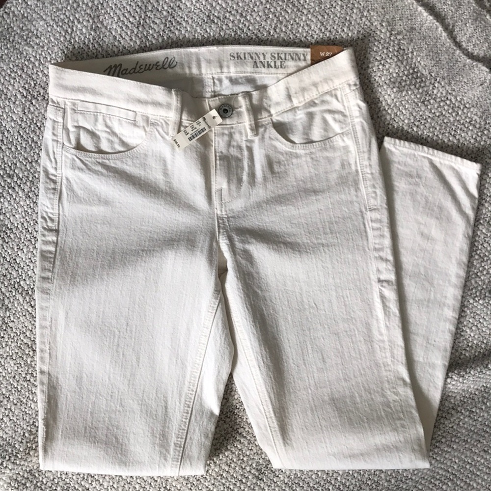 NEW Madewell White Jeans